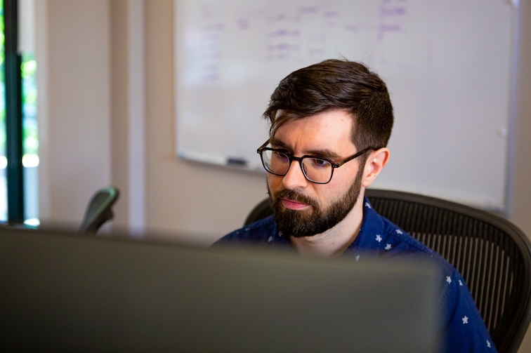 Man working